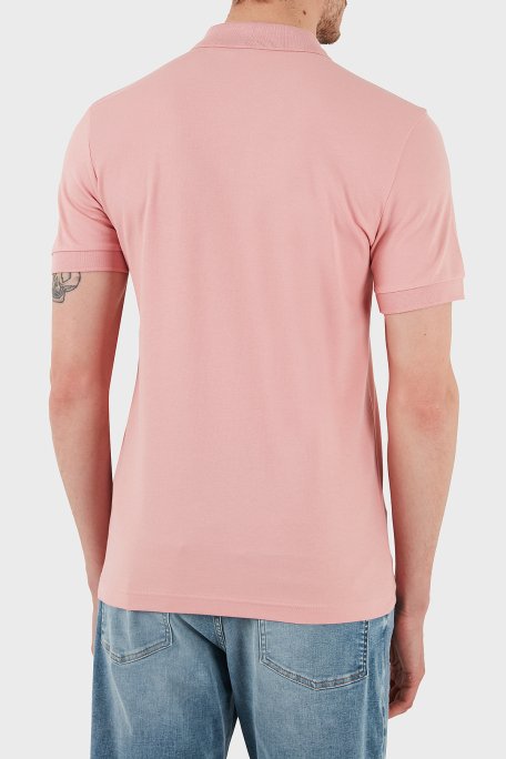 Hugo Logolu Streç Pamuklu Slim Fit Düğmeli Erkek Polo Yaka T Shirt 50507803 694 AÇIK PEMBE - 3