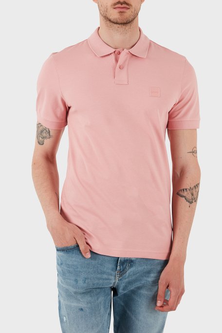 Hugo Logolu Streç Pamuklu Slim Fit Düğmeli Erkek Polo Yaka T Shirt 50507803 694 AÇIK PEMBE - 5
