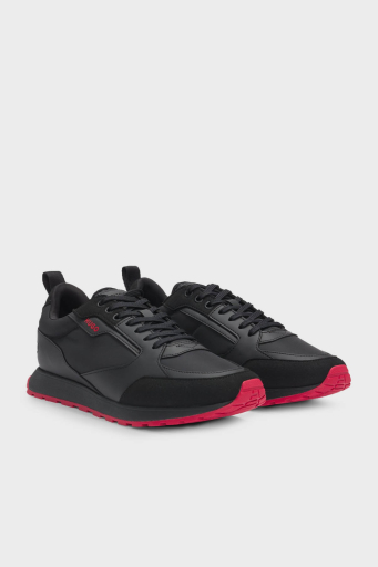 Hugo Logolu Süet Detaylı Sneaker Erkek Ayakkabı 50536568 001 SİYAH - 8