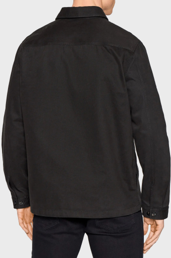 Hugo Marka Logolu Oversize Çift Cepli % 100 Pamuk Erkek Gömlek 50468744 001 SİYAH - 7
