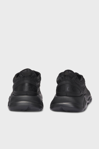 Hugo Marka Monogramlı Sneaker Erkek Ayakkabı 50536270 001 SİYAH - 10