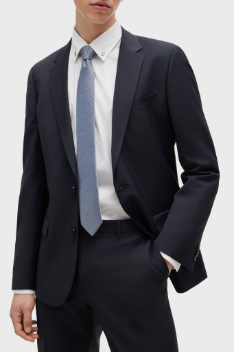 Hugo Metalik Logolu Pamuklu Slim Fit Erkek Gömlek 50490712 199 BEYAZ - 10