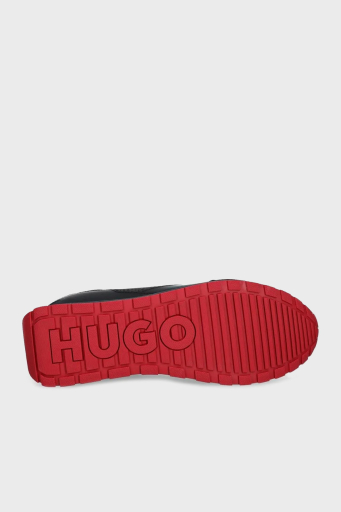 Hugo Monogram Logo Baskılı Sneaker Erkek Ayakkabı 50536205 006 SİYAH - 5