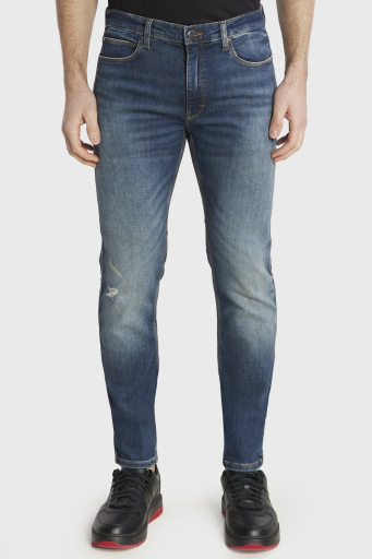 Hugo Pamuk Karışımlı Ekstra Slim Fit Jeans Erkek Kot Pantolon 50507867 412 LACİVERT - 6