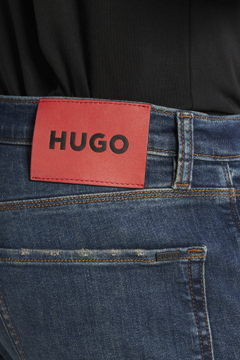 Hugo Pamuk Karışımlı Ekstra Slim Fit Jeans Erkek Kot Pantolon 50507867 412 LACİVERT - 9