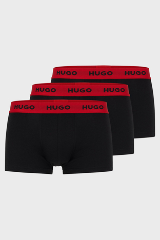 Hugo - Hugo Pamuklu 3 Pack Erkek Boxer 50469786 002 SİYAH