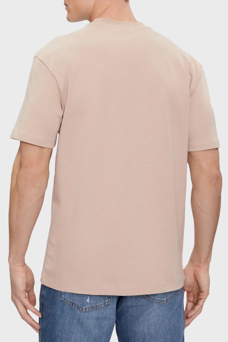 Hugo Pamuklu Bisiklet Yaka Regular Fit Erkek T Shirt 50505201 267 BEJ - 3