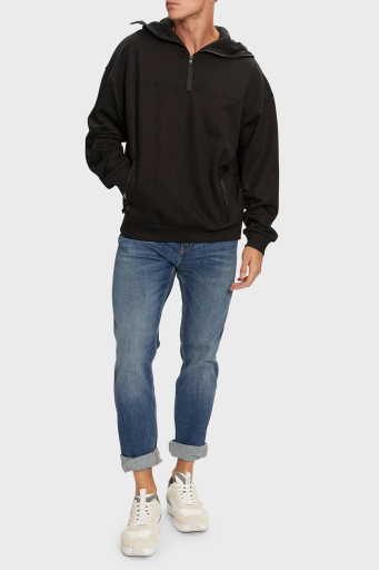 Hugo Pamuklu Logolu Regular Fit Kapüşonlu Yaka Erkek Sweat 50521792 001 SİYAH - 7