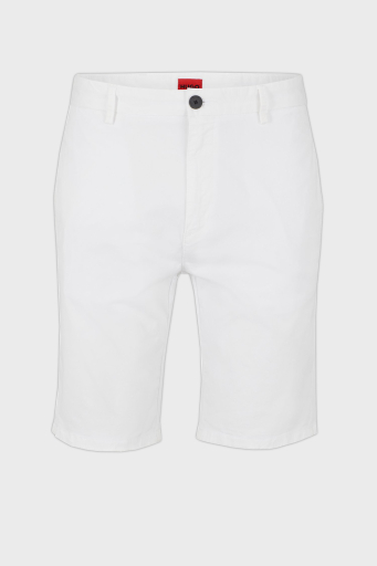 Hugo Pamuklu Normal Bel Slim Fit Chino Erkek Short 50471182 100 BEYAZ - 12