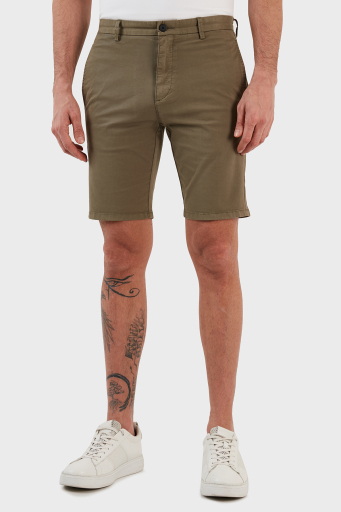 Hugo Pamuklu Normal Bel Slim Fit Chino Erkek Short 50471182 345 HAKİ - 8