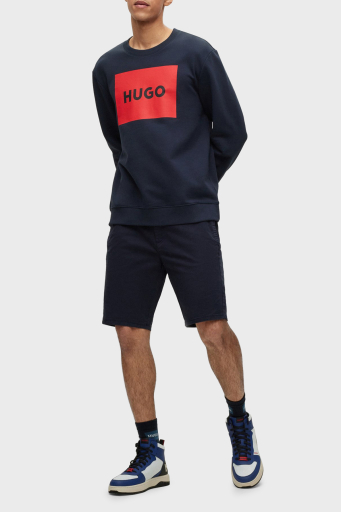 Hugo Pamuklu Normal Bel Slim Fit Chino Erkek Short 50471182 405 LACİVERT - 1
