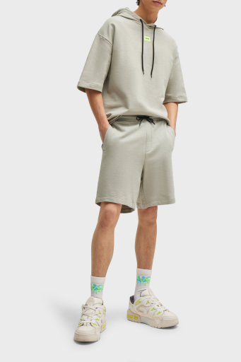 Hugo Pamuklu Regular Fit Cepli Erkek Short 50466196 055 AÇIK GRİ - 3