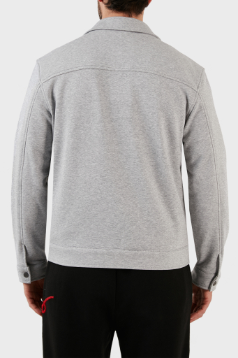 Hugo Pamuklu Regular Fit Cepli Spor Erkek Ceket 50496149 081 GRİ - 14