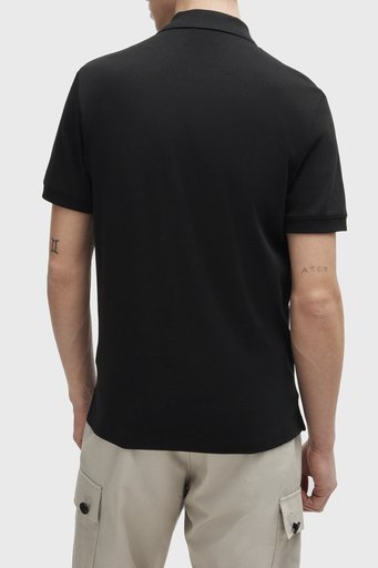 Hugo Pamuklu Regular Fit Fermuarlı Erkek Polo Yaka T Shirt 50511721 001 SİYAH - 2