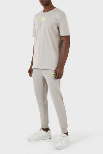 Hugo Pamuklu Regular Fit Jogger Spor Erkek Pantolon 50447963 055 GRİ - 4