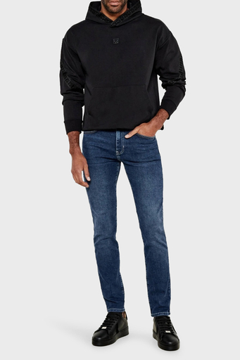 Hugo Pamuklu Regular Fit Kapüşonlu Logolu Erkek Sweat 50521429 001 SİYAH - 5
