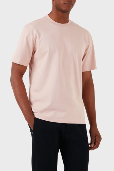 Hugo Pamuklu Relaxed Fit Erkek T Shirt 50488330 681 PUDRA - 2