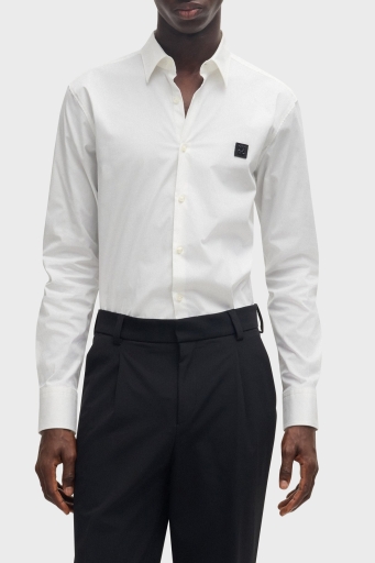 Hugo Pamuklu Slim Fit Erkek Gömlek 50505315 199 BEYAZ - 1