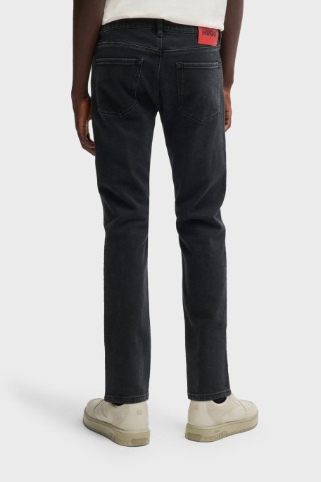 Hugo Pamuklu Slim Fit Streç Jeans Erkek Kot Pantolon 50522151 007 ANTRASİT - 4