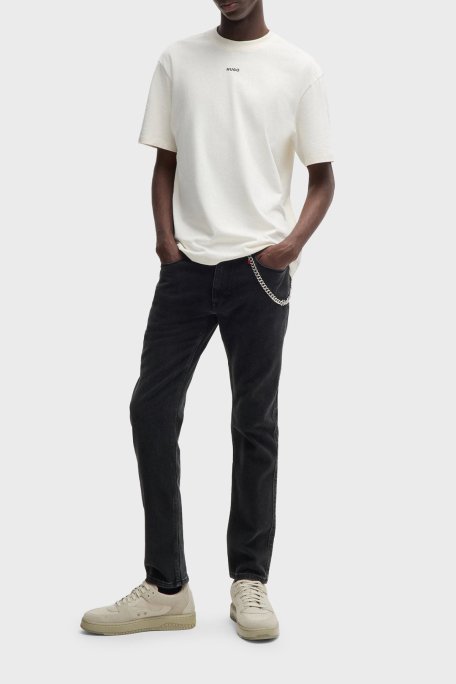 Hugo Pamuklu Slim Fit Streç Jeans Erkek Kot Pantolon 50522151 007 ANTRASİT - 8