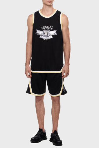 Hugo Relaxed Fit Logolu Erkek Short 50516089 001 SİYAH - 3