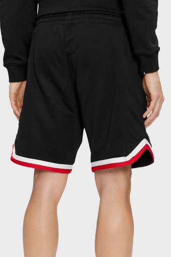 Hugo Şeritli % 100 Pamuk Relaxed Fit Normal Bel Erkek Short 50510163 001 SİYAH - 8