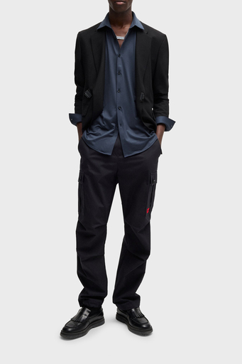 Hugo Slim Fit Jarse Erkek Gömlek 50519844 405 LACİVERT - 3