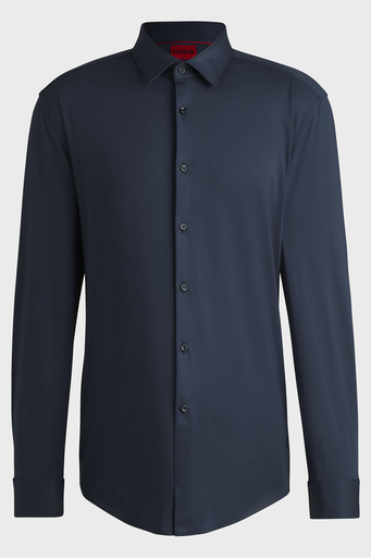 Hugo Slim Fit Jarse Erkek Gömlek 50519844 405 LACİVERT - 6