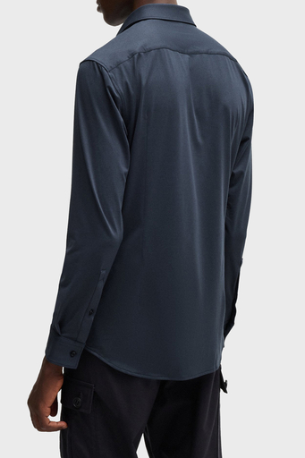 Hugo Slim Fit Jarse Erkek Gömlek 50519844 405 LACİVERT - 8