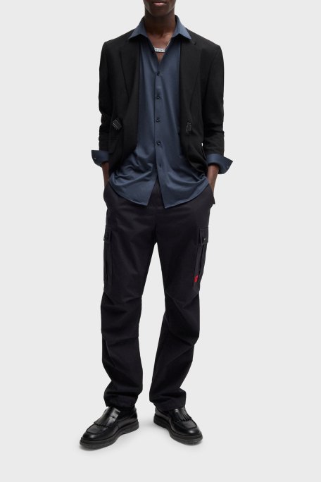 Hugo Slim Fit Jarse Erkek Gömlek 50519844 405 LACİVERT - 2