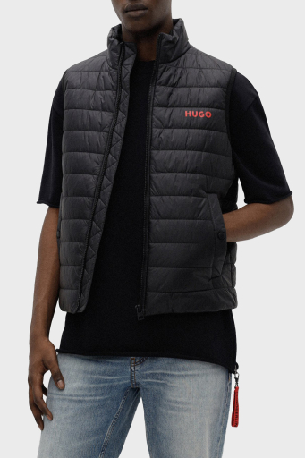 Hugo Su Geçirmez Slim Fit Dik Yaka Şişme Erkek Yelek 50468742 001 SİYAH - 1