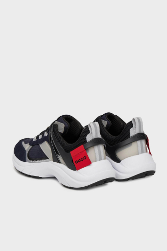 Hugo Süet ve Fileli Sneaker Erkek Ayakkabı 50541703 408 LACİVERT - 4