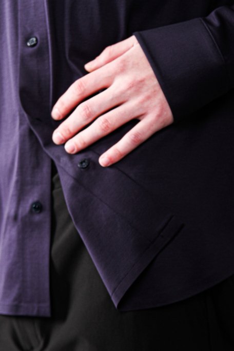 Isaora % 100 Pamuk Regular Fit Düz Yaka Erkek Gömlek ISR4119 NAVY LACİVERT - 5