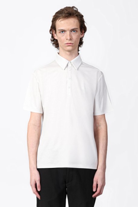 Isaora % 100 Pamuk Regular Fit Erkek Polo Yaka T Shirt ISR3303 WHT BEYAZ - 1