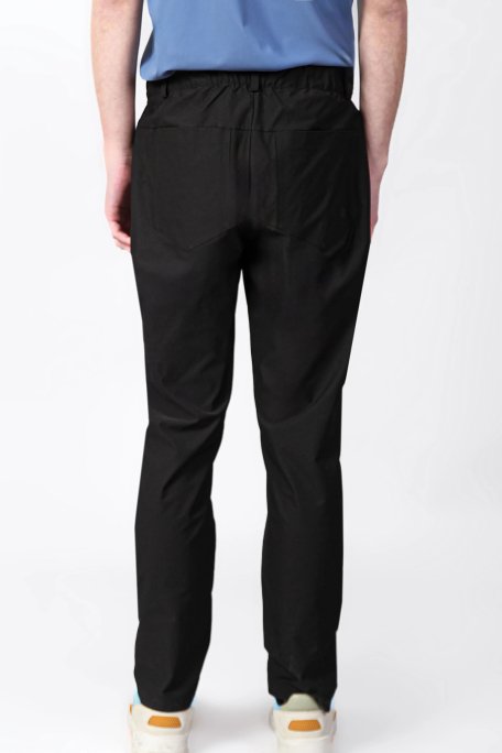 Isaora Regular Fit Normal Bel Düz Paça Su İtici Erkek Pantolon ISR5111 BLA SİYAH - 2