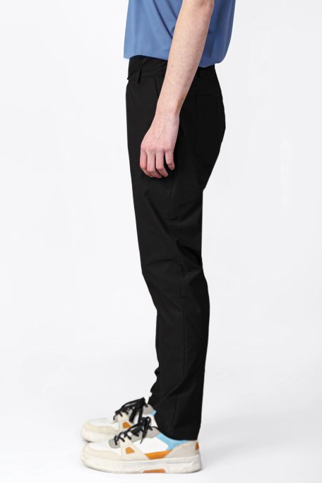 Isaora Regular Fit Normal Bel Düz Paça Su İtici Erkek Pantolon ISR5111 BLA SİYAH - 3