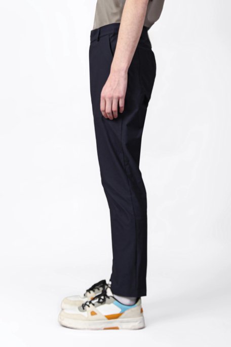 Isaora Regular Fit Normal Bel Düz Paça Su İtici Erkek Pantolon ISR5111 NAVY LACİVERT - 4
