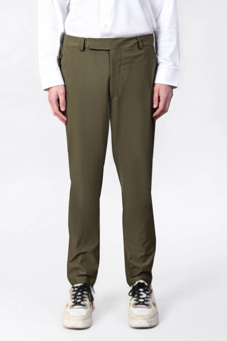 Isaora Regular Fit Normal Bel Düz Paça Su İtici Erkek Pantolon ISR5111 OLV1 Olive - 1