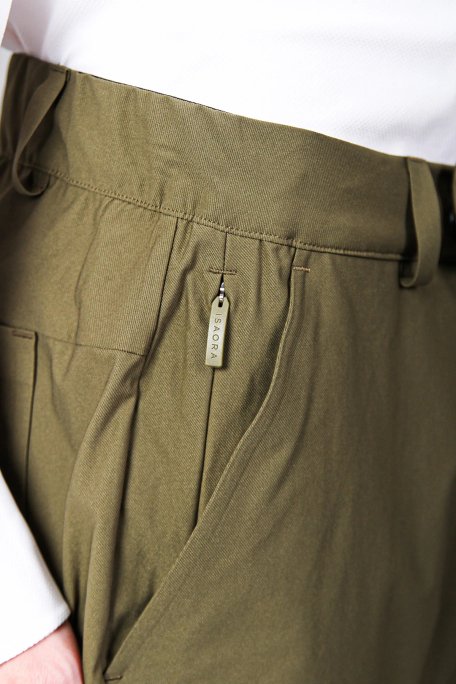 Isaora Regular Fit Normal Bel Düz Paça Su İtici Erkek Pantolon ISR5111 OLV1 Olive - 5