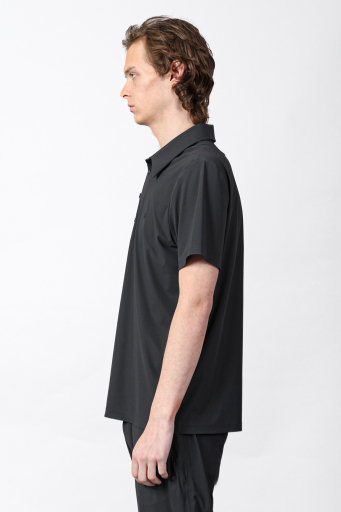 Isaora Streç Regular Fit Düğmeli Erkek Polo Yaka T Shirt ISR3114 DRG KOYU GRİ - 2