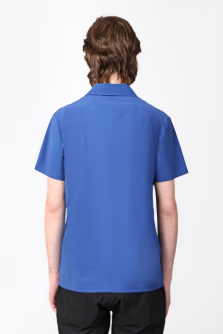 Isaora Streç Regular Fit Kapamasız Erkek Polo Yaka T Shirt ISR3201 DRBL LACİVERT - 3