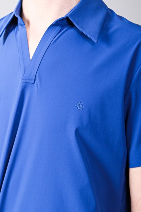 Isaora Streç Regular Fit Kapamasız Erkek Polo Yaka T Shirt ISR3201 DRBL LACİVERT - 5
