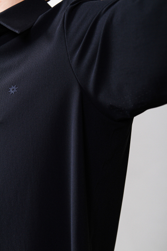 Isaora Streç Regular Fit Nefes Alabilen Geniş Yaka Erkek Gömlek ISR4101 NAVY LACİVERT - 5