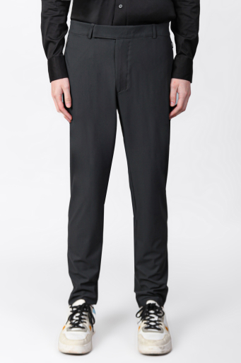 Isaora Streç Regular Fit Normal Bel Düz Paça Erkek Pantolon ISR5109 DRG KOYU GRİ - 1