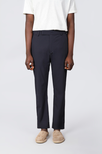 Isaora Streç Su İtici Regular Fit Normal Bel Düz Paça Chino Erkek Pantolon ISR5126 DRG KOYU GRİ - 1