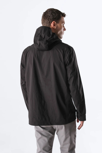 Isaora Su İtici Comfort Fit Kapüşonlu Cepli Erkek Yağmurluk M23J700 7888 SİYAH - 4