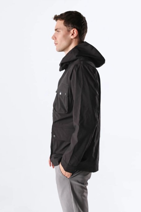 Isaora Su İtici Comfort Fit Kapüşonlu Cepli Erkek Yağmurluk M23J700 7888 SİYAH - 3