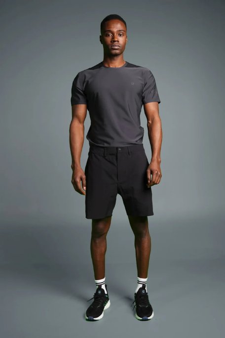 Isaora Su İtici Relaxed Fit Normal Bel Chino Erkek Short M22B4105 010 SİYAH - 1