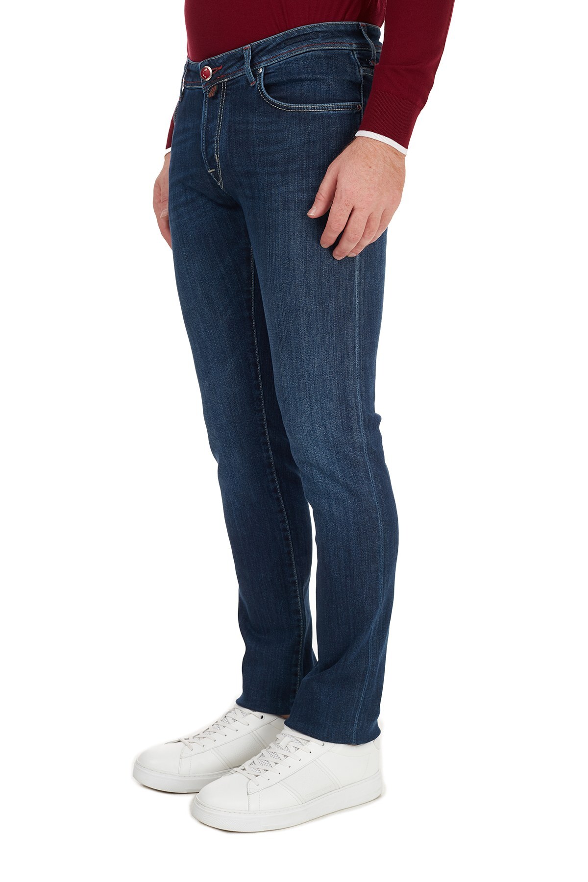Jacob Cohen Pamuklu Jeans Erkek Kot Pantolon J622 00709W2 MAVİ
