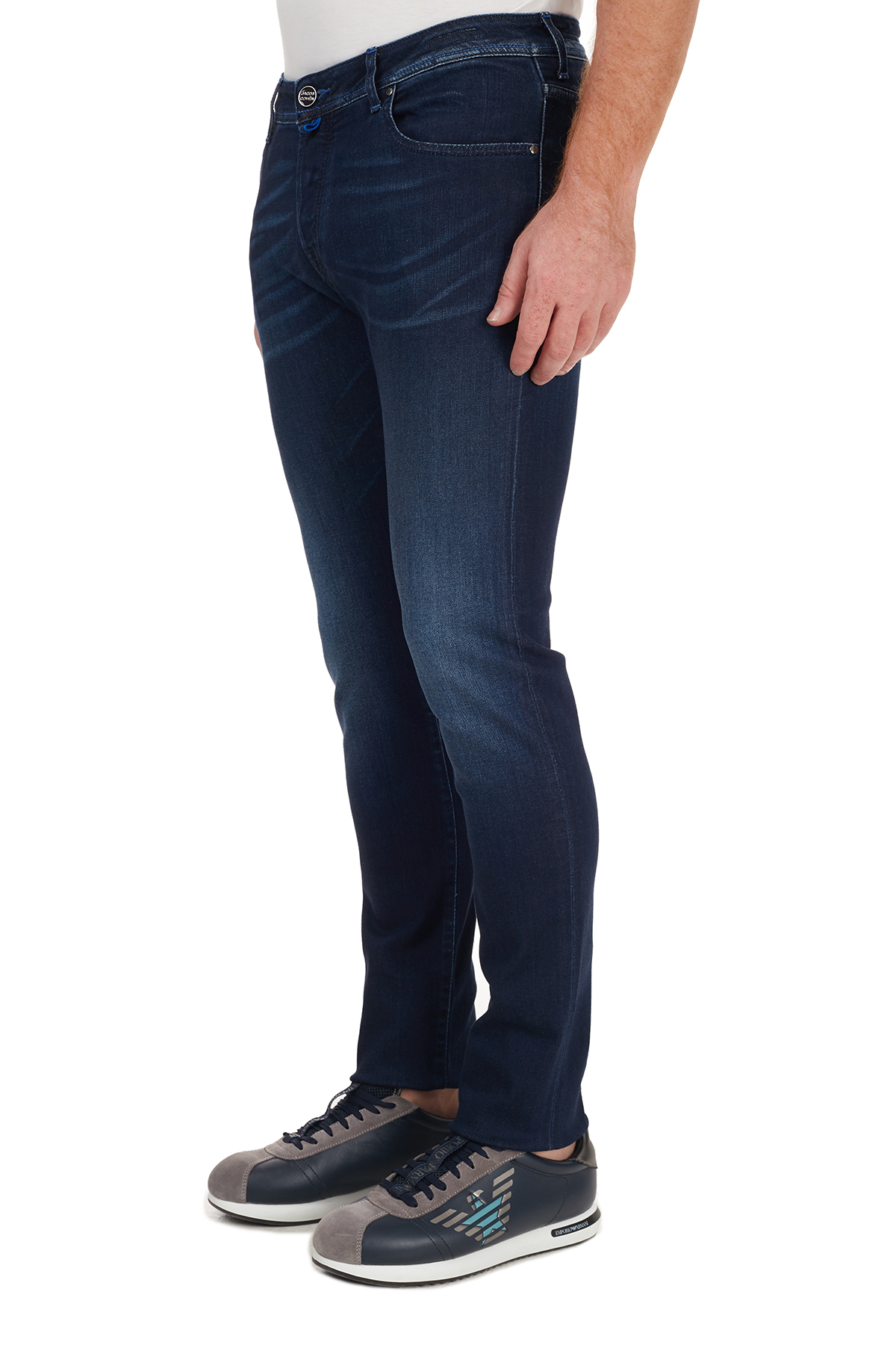 Jacob Cohen Slim Fit Jeans Erkek Kot Pantolon J622 SLIM 08771W2 LACİVERT